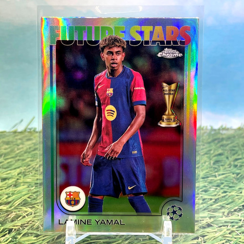 Lamine Yamal 2024 Topps Cromo UEFA CC Refractor