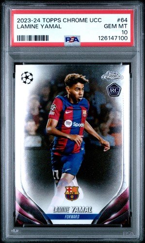 Lamine Yamal 2023 Topps Cromo UEFA Club Competiciones