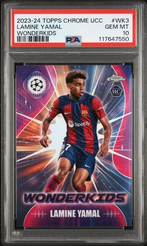 Lamine Yamal 2023 Topps Cromo UEFA Club Competiciones WK3