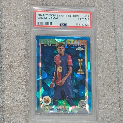 Lamine Yamal 2024 Topps Cromo UEFA Club Sapphire