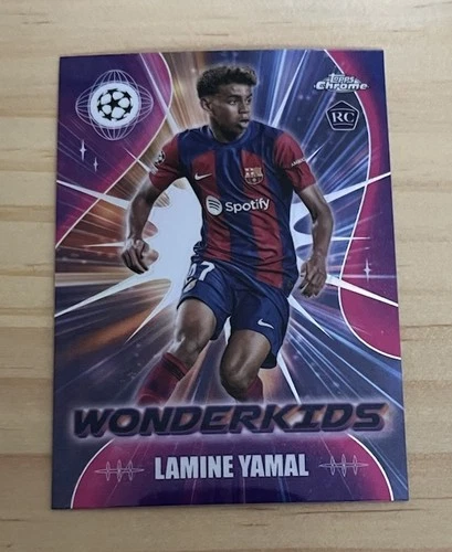 Lamine Yamal 2023 Topps Cromo UEFA Clubes Competiciones
