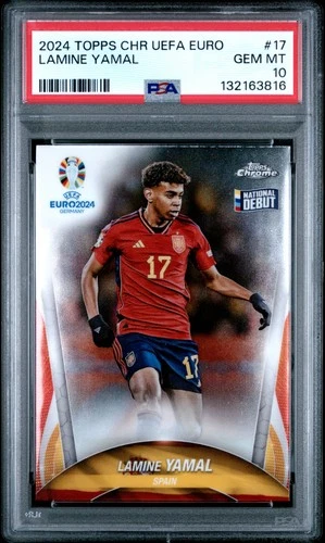 Lamine Yamal 2024 Topps Cromo UEFA Euro