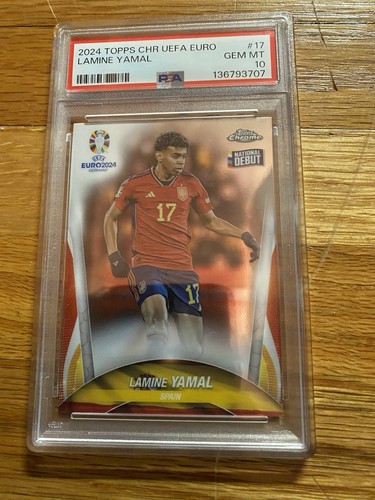 Lamine Yamal 2023 Topps Cromo UEFA Euro