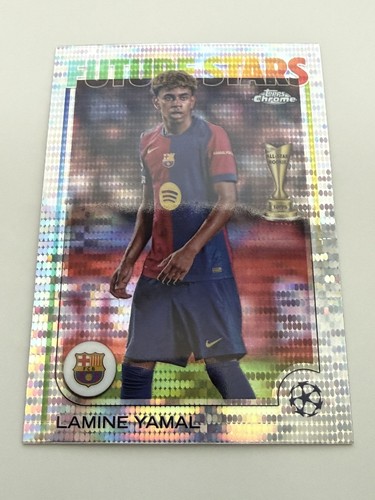 Lamine Yamal 2024 Topps Cromo UEFA Pulsar