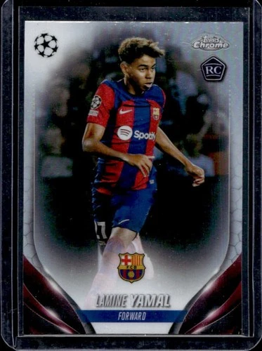 Lamine Yamal 2023 Topps Cromo UEFA Refractor