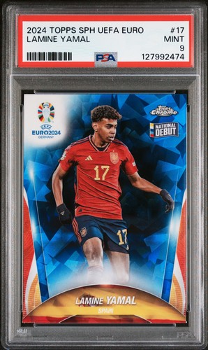 Lamine Yamal 2024 Topps Cromo Zaffiro UEFA Euro Zaffiro