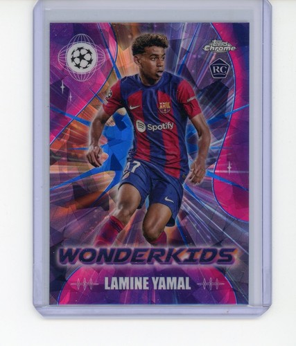 Lamine Yamal 2023 Topps Cromo Zafiro Club UEFA Sapphire