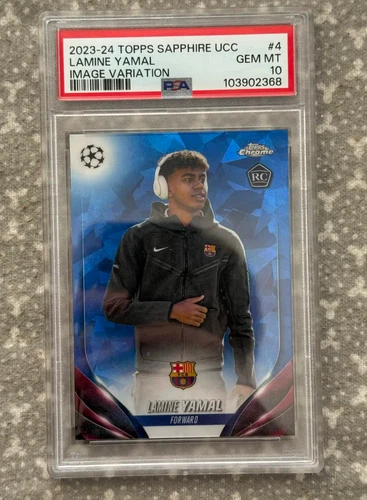 Lamine Yamal 2023 Topps Cromo Zafiro IV Sapphire