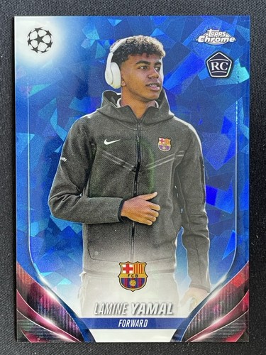 Lamine Yamal 2023 Topps Cromo Zafiro Sapphire
