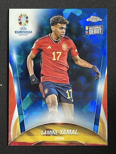 Lamine Yamal 2024 Topps Cromo Zafiro Sapphire #17-B