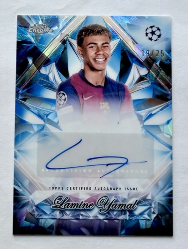 Lamine Yamal 2024 Topps Cromo Zafiro Sapphire 19/25