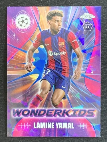 Lamine Yamal 2023 Topps Cromo Zafiro Sapphire
