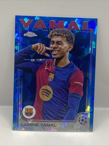 Lamine Yamal 2024 Topps Cromo Zafiro Sapphire