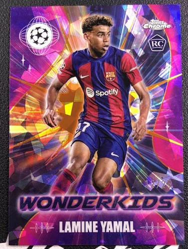 Lamine Yamal 2023 Topps Cromo Zafiro UEFA Naranja /25