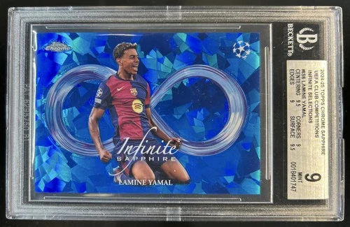 Lamine Yamal 2024 Topps Cromo Zafiro UEFA Sapphire