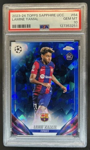 Lamine Yamal 2023 Topps Cromo Zafiro UEFA Zafiro