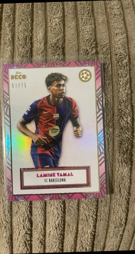 Lamine Yamal 2024 Topps Deco /75
