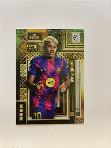 Lamine Yamal 2025 Topps Deco /75