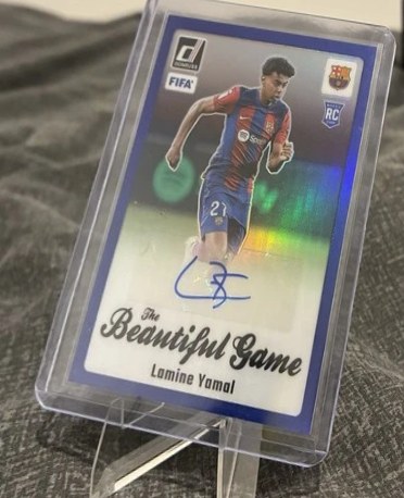 Lamine Yamal 2023 Panini Donruss Blue /99