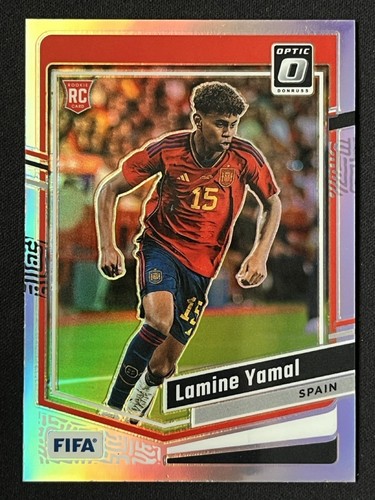 Lamine Yamal 2023 Panini Donruss FIFA Optic Holo Prizm #54