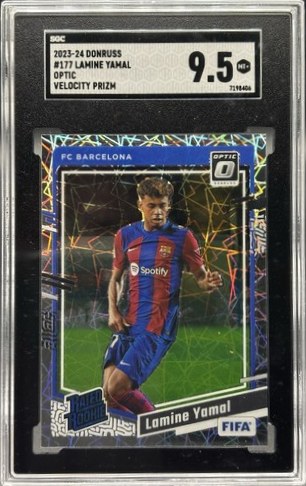 Lamine Yamal 2023 Panini Donruss Optic Prizm