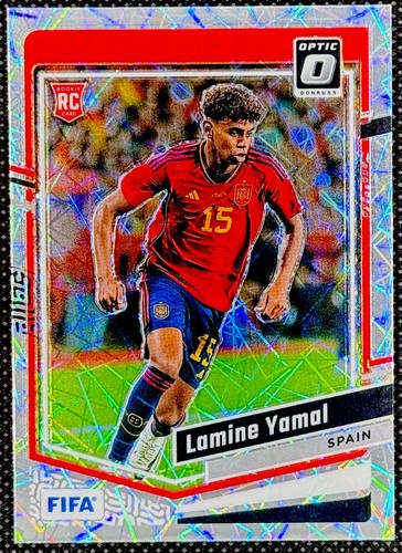Lamine Yamal 2024 Panini Donruss Optic Prizm Lazer