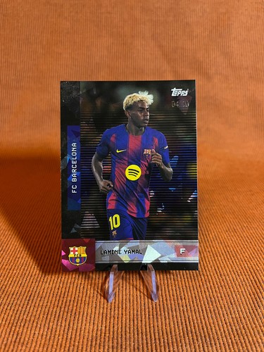 Lamine Yamal 2025 Topps FC Barcelona Cracked Ice /250