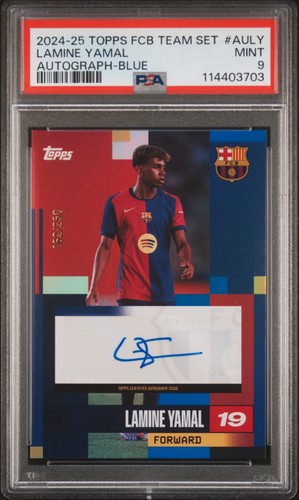 Lamine Yamal 2024 Topps FC Barcelona Team Set 162/250