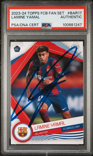 Lamine Yamal 2023 Topps FCB Barcelona Fan Set