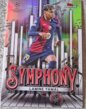Lamine Yamal 2025 Topps Finest /125