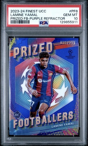 Lamine Yamal 2023 Topps Finest /299