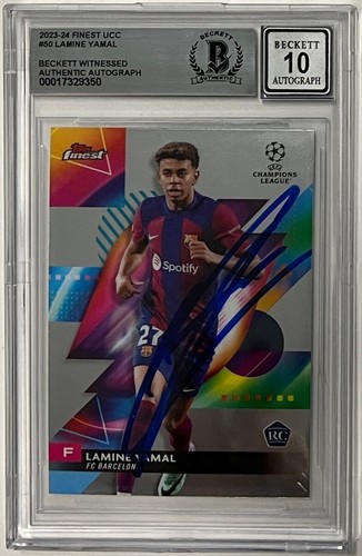 Lamine Yamal 2024 Topps Finest #50