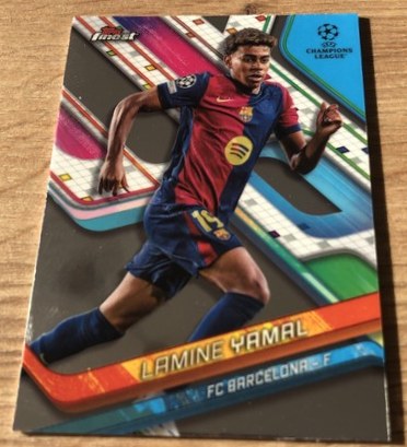 Lamine Yamal 2024 Topps Finest Blue /99