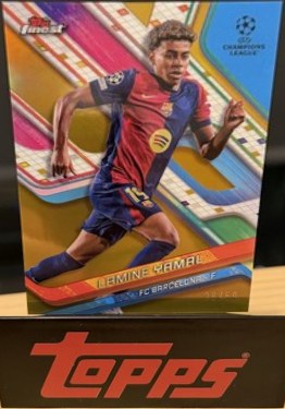 Lamine Yamal 2025 Topps Finest Parallel /50