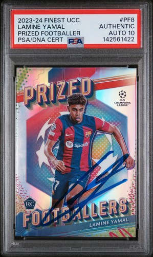 Lamine Yamal 2023 Topps Finest PF8