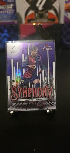 Lamine Yamal 2024 Topps Finest Purple Refractor /299