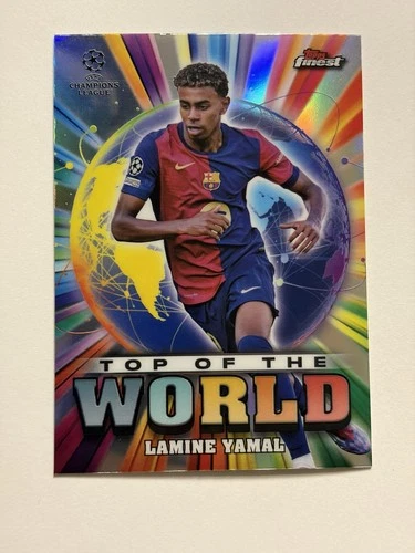 Lamine Yamal 2024 Topps Finest Refractor