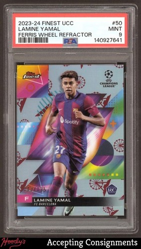 Lamine Yamal 2024 Panini Finest Refractor /135