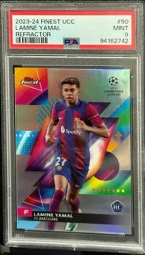 Lamine Yamal 2023 Topps Finest Refractor