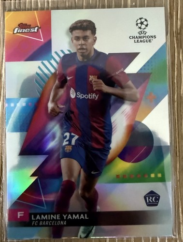Lamine Yamal 2023 Topps Finest Refractor