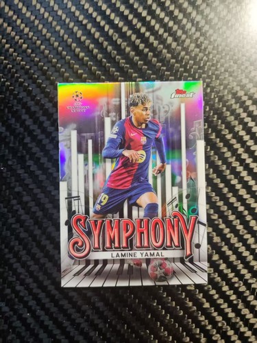 Lamine Yamal 2024 Topps Finest Refractor