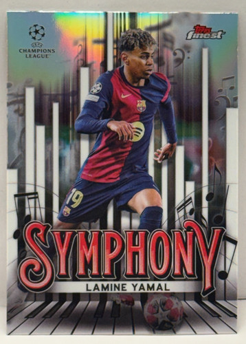 Lamine Yamal 2024 Topps Finest Refractor