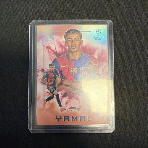 Lamine Yamal 2024 Topps Finest Rose /75