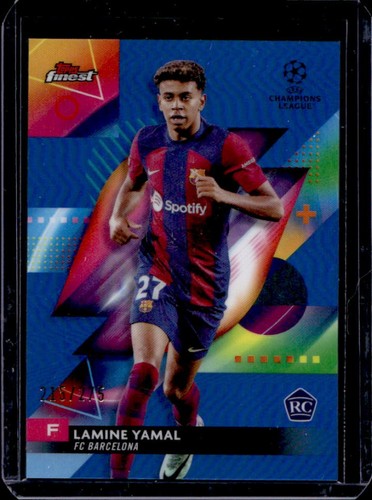 Lamine Yamal 2024 Panini Finest Sky Blue /275