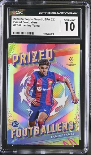 Lamine Yamal 2023 Topps Finest UEFA