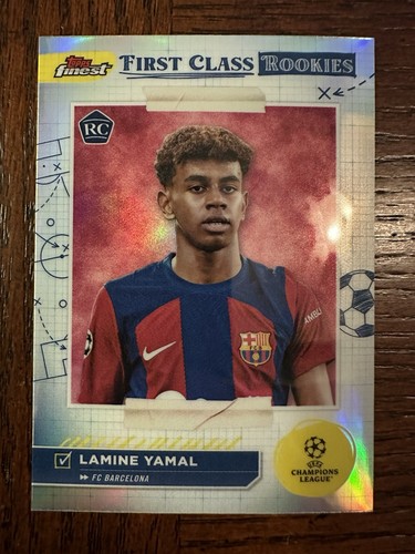 Lamine Yamal 2024 Topps Finest UEFA Champions League