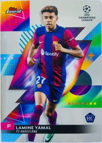 Lamine Yamal 2023 Topps Finest UEFA Club Competitions