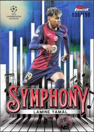 Lamine Yamal 2024 Topps Finest UEFA Club Competitions