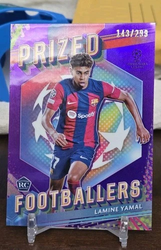 Lamine Yamal 2024 Topps Finest Viola /299