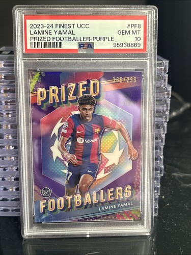 Lamine Yamal 2023 Topps Finest Viola /299
